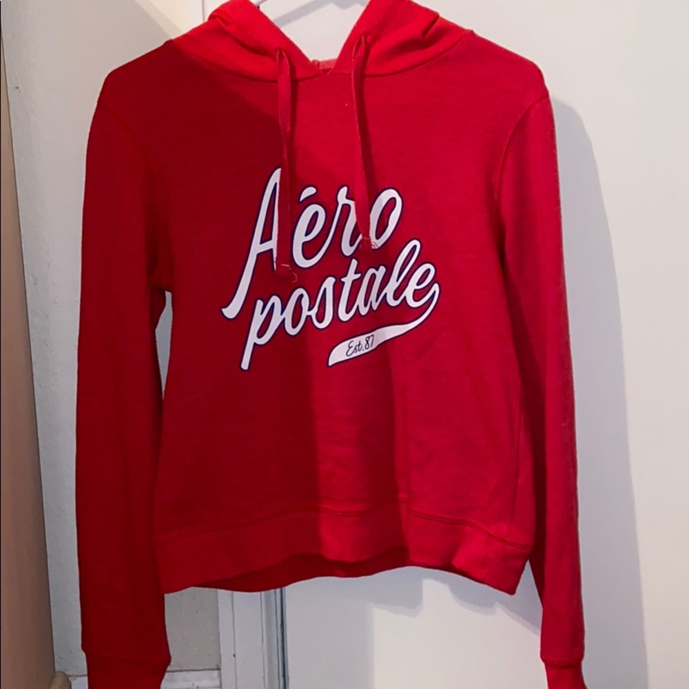 🦋red aero hoodie